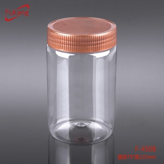 450ML PET透明直圓塑料瓶 食品級腐乳及辣椒醬包裝瓶 專業出售F-450B