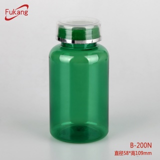 益生菌塑料罐廠家直供 200ML PET食品酵素塑料瓶 保健食品包裝瓶B-200N